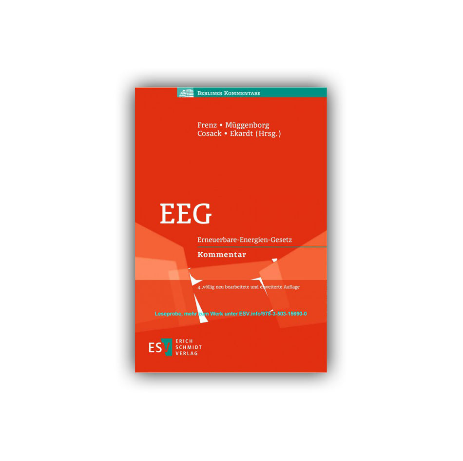 EEG - Erneuerbare-Energien-Gesetz Kommentar
