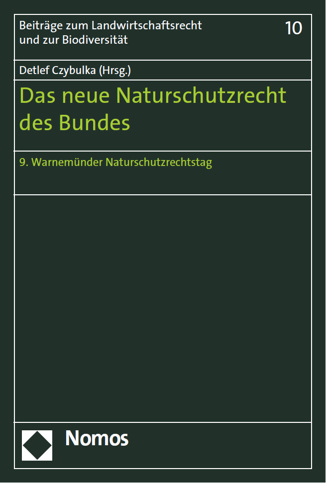 Das neue Naturschutzrecht des Bundes